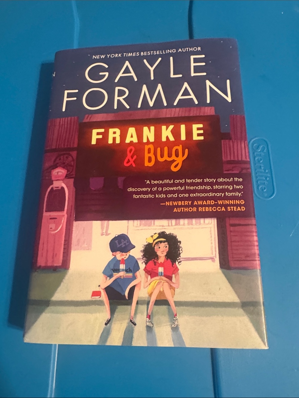 Frankie & Bug — Hardcover Book in Blue and Red Cover